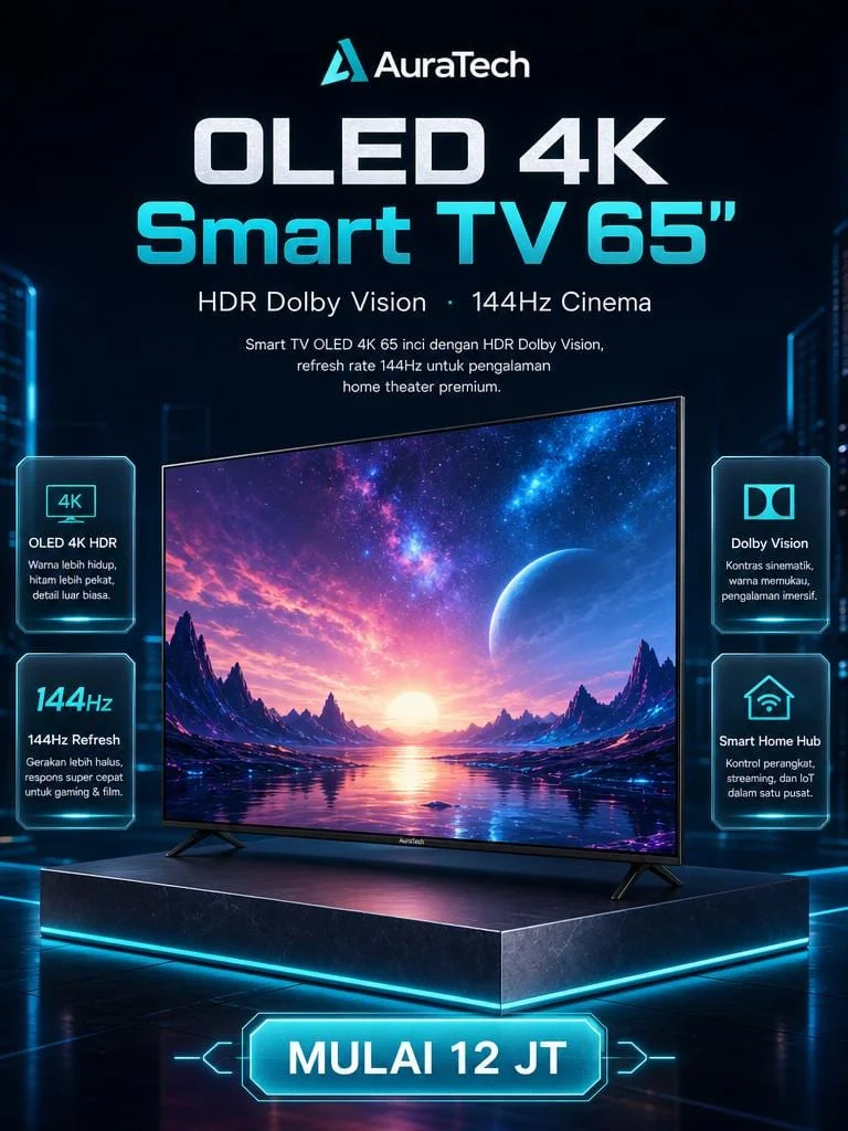 Cyberpunk OLED 4K Smart TV Launch