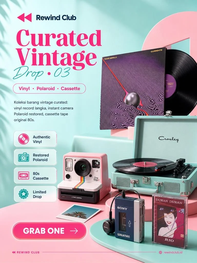 Y2K Nostalgic Pop & Retro Audio Tech