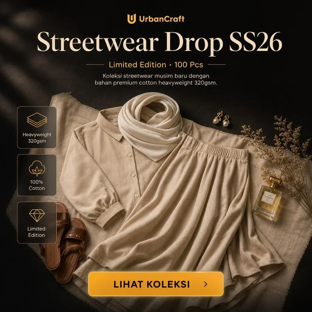 Streetwear 320gsm Heavyweight Flatlay